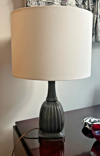 Danish art deco table - danish, lamp